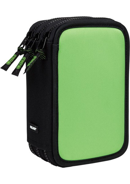 081364CFGR Compact Fluo Yeşil Setli Kalem Çantası