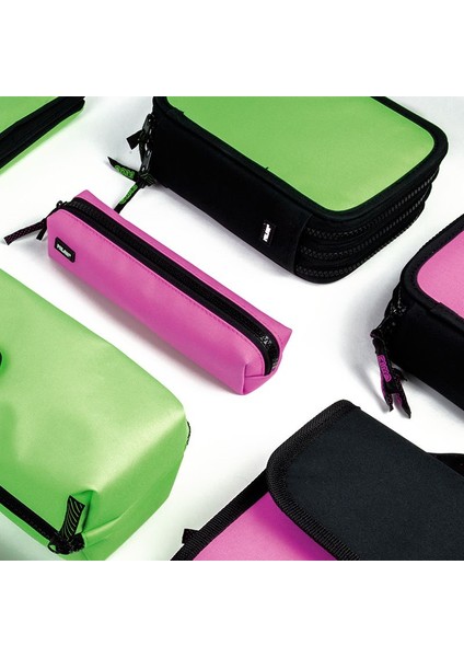 081364CFGR Compact Fluo Yeşil Setli Kalem Çantası modelleri