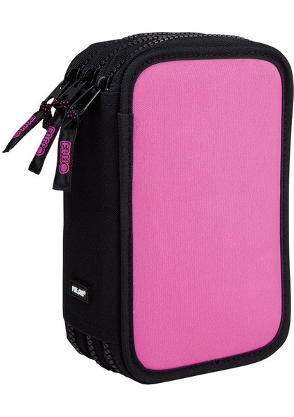 081364CFP Compact Fluo Pembe Setli Kalem Çantası