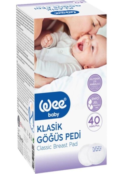 132 Klasik Göğüs Pedi 40'lı x 3 Kutu modelleri