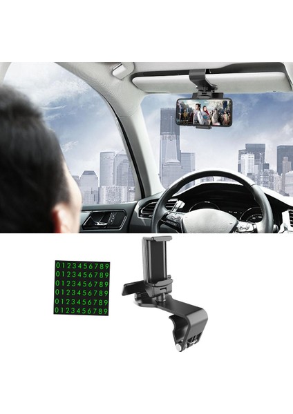 Araba Telefonu Tutucu Montaj Cep Telefonu Standı Braketi 4.7-7.2 '' Telefon Kelepçesi (Yurt Dışından) fiyatları