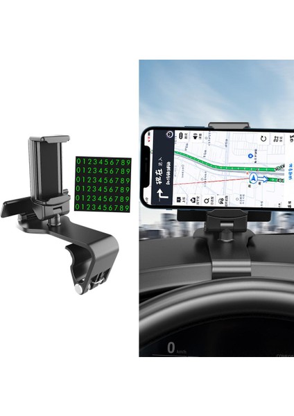 Araba Telefonu Tutucu Montaj Cep Telefonu Standı Braketi 4.7-7.2 '' Telefon Kelepçesi (Yurt Dışından) fırsatları