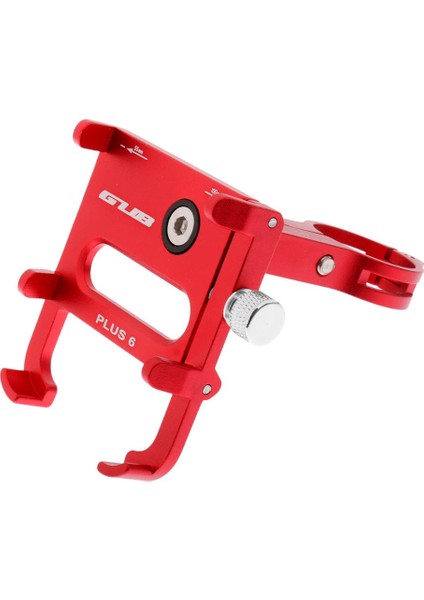 360 Rotasyon Cep Telefonu Tutucu Bisiklet Gidon Dağı Ayarlanabilir Kırmızı (Yurt Dışından)