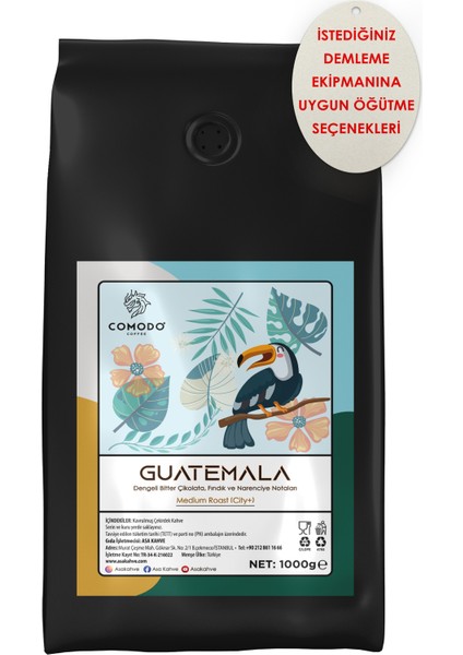 Single Origin Guatemala Çekirdek-Filtre Kahve 1000G