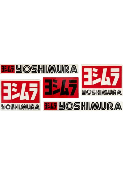 Yoshimura Motosiklet Sticker Etiket Takımı
