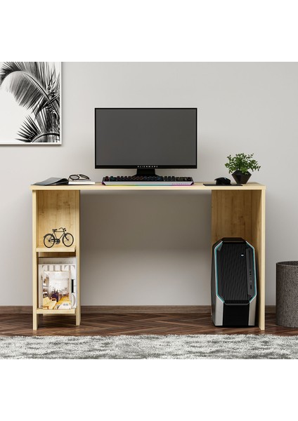 BMdekor Çalışma Masası Arık Safir Meşe