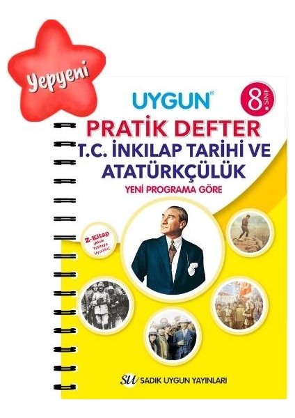 8. Sınıf İnkılap Tarihi Spotlu Soru Bankası + İnkılap Tarihi 8. Sınıf Pratik Defter