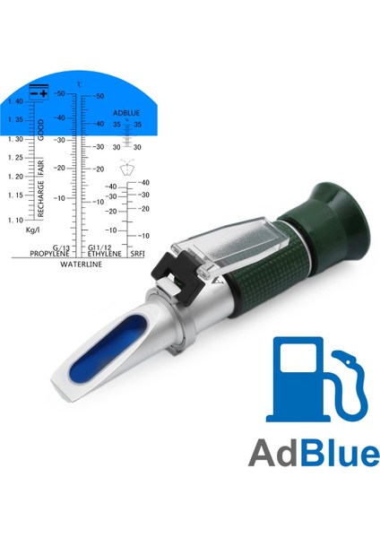 Refraktometre Atc Adblue - Antifriz Akü Refraktometresi - Adblue/cam Suyu - Üre - Glikol Ölçümü - 30..35 Brix fiyatları