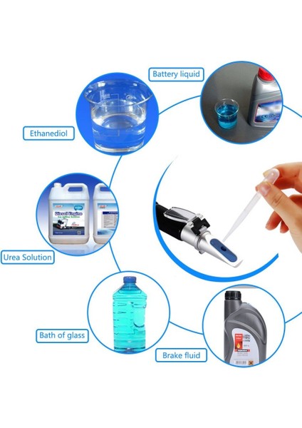 Refraktometre Atc Adblue - Antifriz Akü Refraktometresi - Adblue/cam Suyu - Üre - Glikol Ölçümü - 30..35 Brix indirimleri