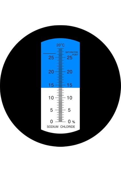 Tuzluluk Ölçer Refraktometre - 0 - 28 % Atc - Deniz Suyu / Tuzlu Çözeltiler Ölçümü