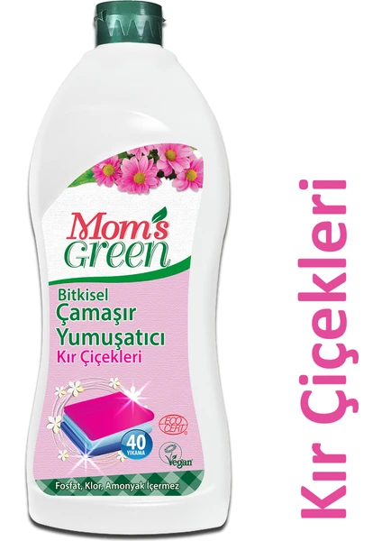 Mom's Green Bitkisel Çamaşır Yumuşatıcısı  Kır Çiçekleri