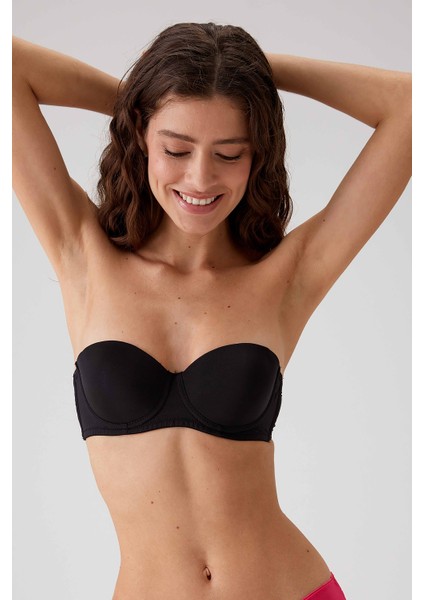 6025 Carine Straplez Push-Up Sütyen