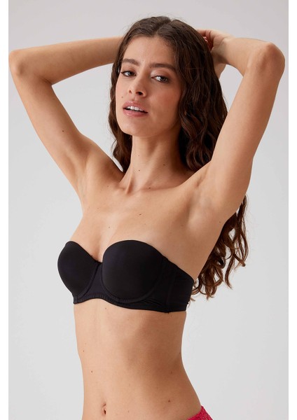 6025 Carine Straplez Push-Up Sütyen