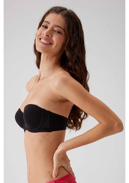 6025 Carine Straplez Push-Up Sütyen