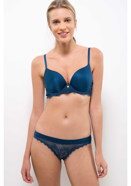 4653 Karlotta Balenli Desteksiz Sütyen Takım