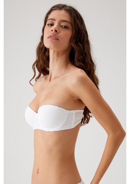 6102 Balenli Desteksiz Straplez Micro Sütyen modelleri