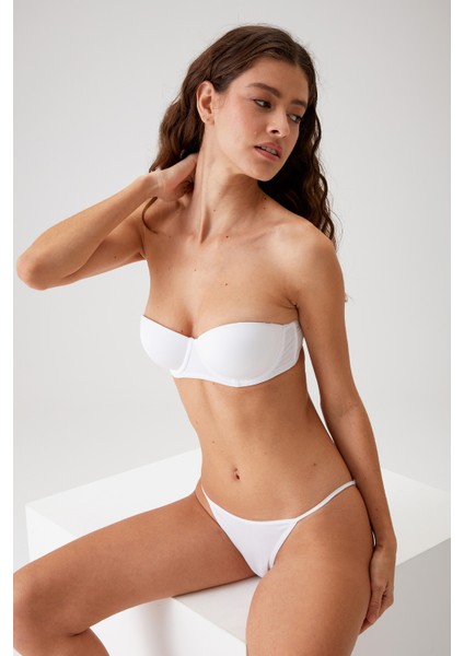 6102 Balenli Desteksiz Straplez Micro Sütyen indirimleri