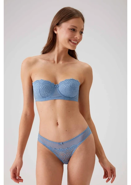 Pierre Cardin 4741 Verona Soft Pushup Straplez Sütyen Takım