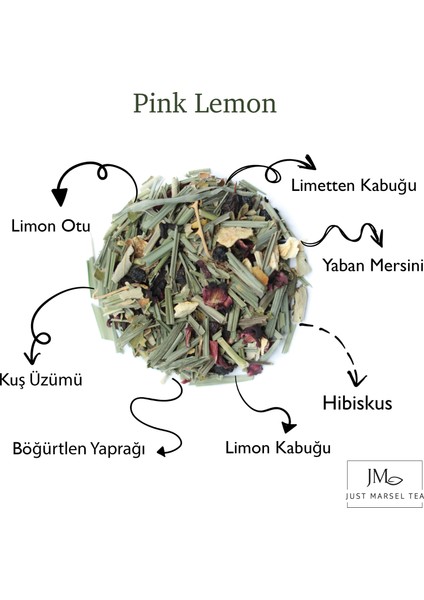 Pink Lemon - Hibiskuslu ve Limontolu Dökme Bitki Çay fiyatları