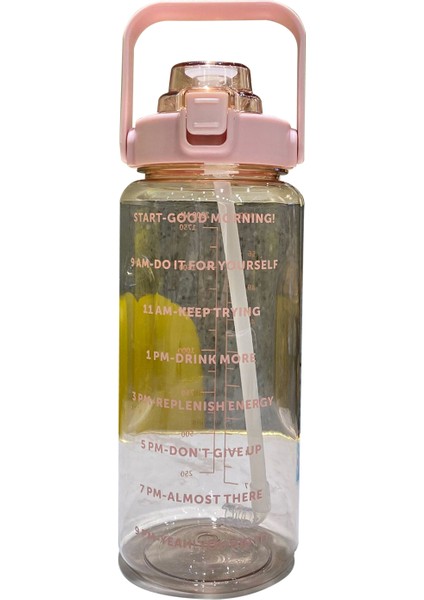2000 ML Su Şişesi -Pembe (Yurt Dışından)