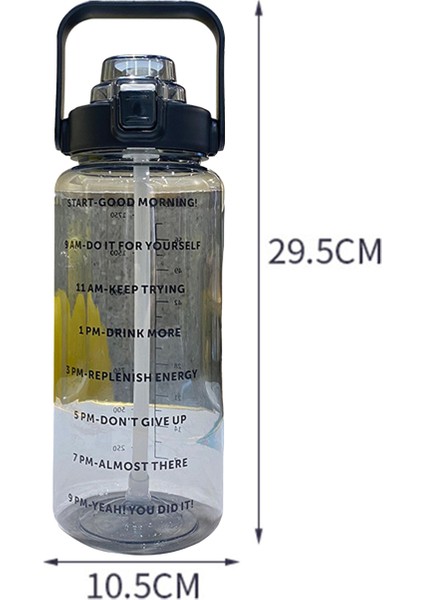 2000 ML Su Şişesi -Pembe (Yurt Dışından)