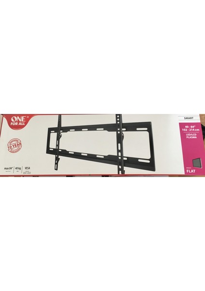 ONE FOR ALL WM2610 Tvaskı Aparatı 40"- 84" (Sabit-Montaj Malzemeleri Dahil)