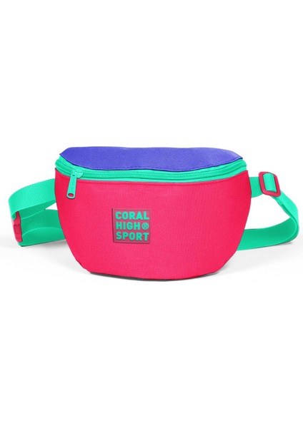 Sport Neon Mercan Lavanta Bel Çantası 22618