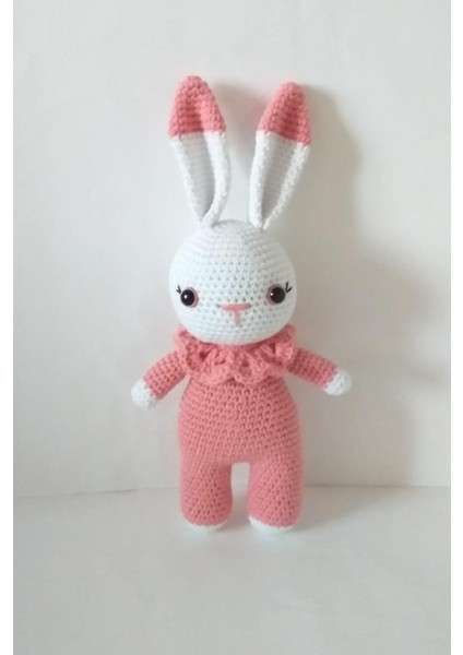 Yavruağzı Miniş Tavşan Uyku Arkadaşı Amigurumi Oyuncak