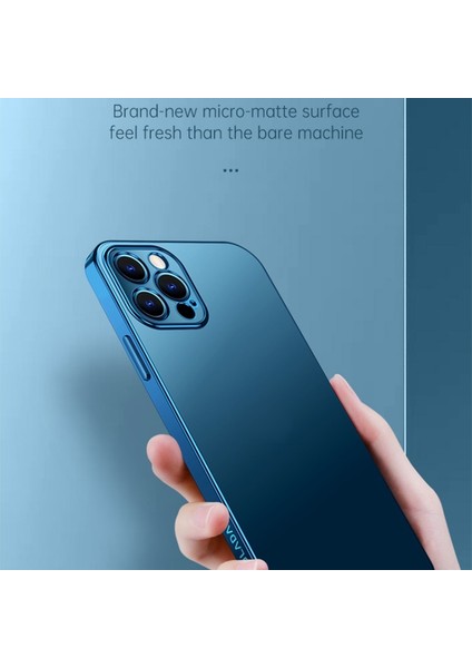 Apple iPhone 13 Pro Için Natural Color Serisi Düşmeye Dayanıklı Galvanik Yumuşak Tpu Telefon Kılıfı - Siyah (Yurt Dışından)