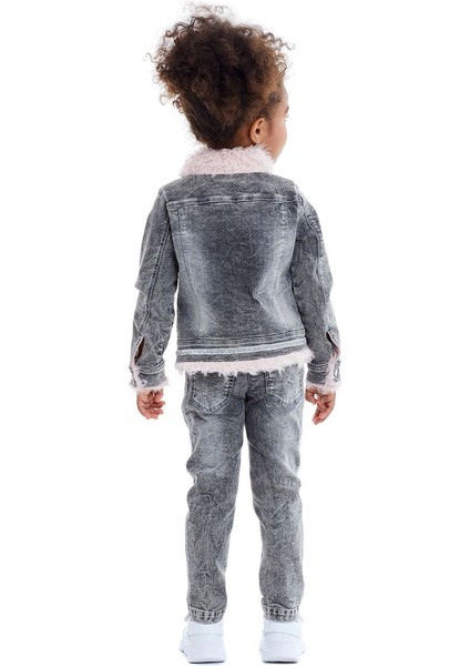 Pamına Kız Çocuk Denim Mont Pantolon 2 Li Takm 321101 modelleri