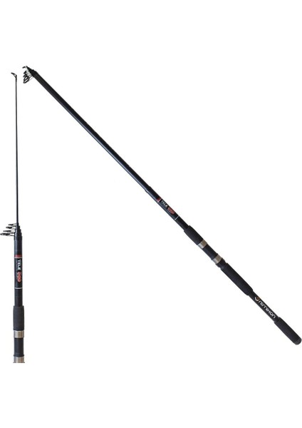 Apache 360 cm 100-250 gr Teleskopik Olta Kamışı Matt Black