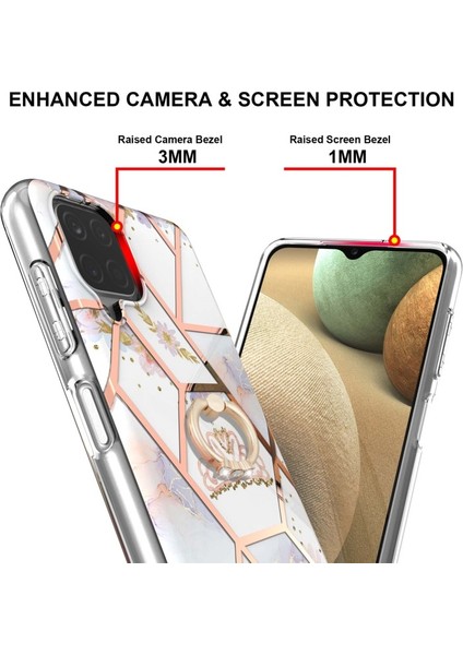 Samsung Galaxy A12 Için Mermer Desen Yumuşak Tpu Telefon Kılıfı (Yurt Dışından) fiyatları