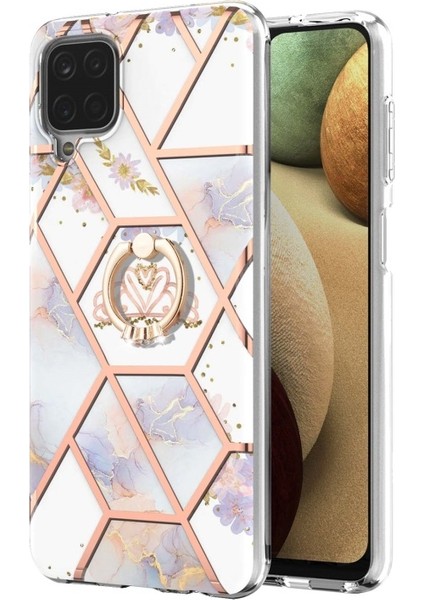 Samsung Galaxy A12 Için Mermer Desen Yumuşak Tpu Telefon Kılıfı (Yurt Dışından) modelleri