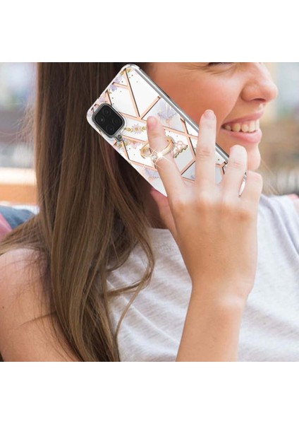 Samsung Galaxy A12 Için Mermer Desen Yumuşak Tpu Telefon Kılıfı (Yurt Dışından) fırsatları
