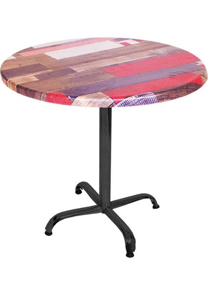 Indigo Werzalit Yuvarlak Mutfak Masası 80CM Çap (Esb Siyah) - Red Wood