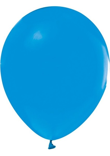BBP12-04 Balonevi, Mavi, 12'' Baskı Balonu 'LÜ Paket