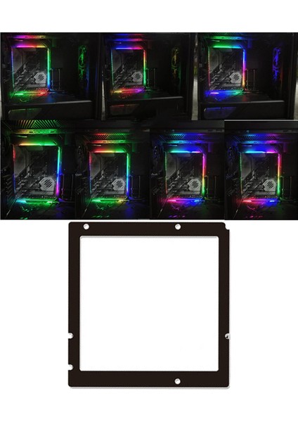 234X238MM Rgb Arka Plaka Atx Anakart Profesyonel Ortam Için Işık Yayan 5 V (Yurt Dışından)