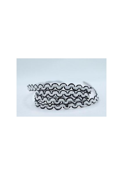 Siyah Simli Zikzak Şerit0,3 mm
