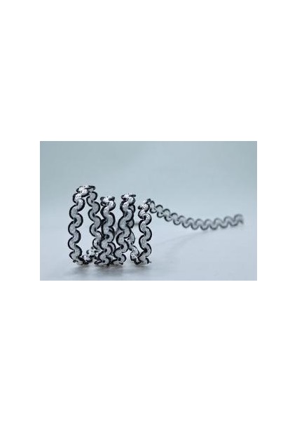 Siyah Simli Zikzak Şerit0,3 mm