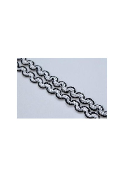 Siyah Simli Zikzak Şerit0,3 mm