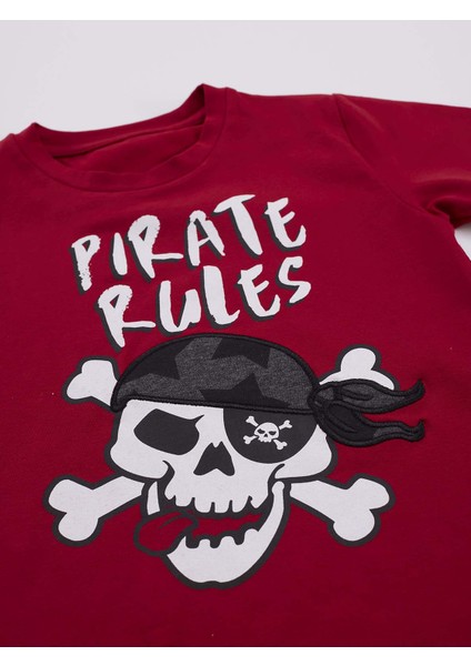Korsan Kuralı Erkek Çocuk T-shirt Kapri Şort Takım indirimleri