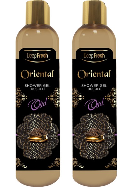 Deep Fresh Oriental Duş Jeli Oud 400 ml 2 Adet