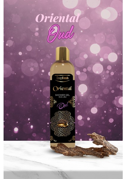 Deep Fresh Oriental Duş Jeli Oud 400 ml 3 Adet