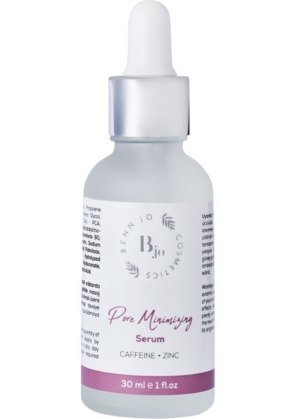 Benn'jo Cosmetics Pore Minimizing Serum