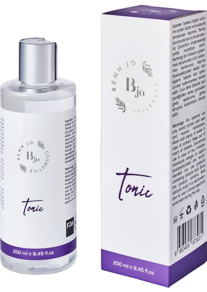 Benn'jo Cosmetics Tonic