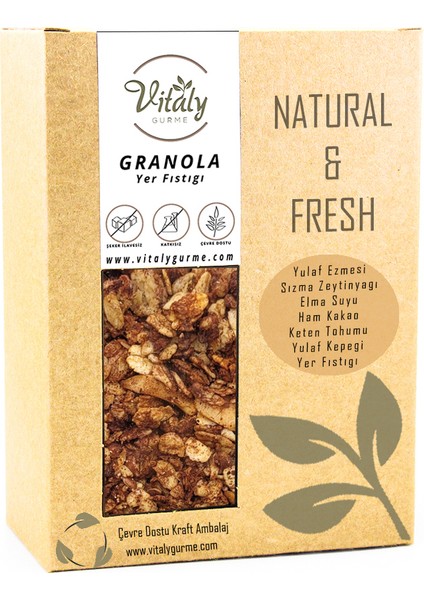 Katkısız Granola Yer Fıstığı 320 gr