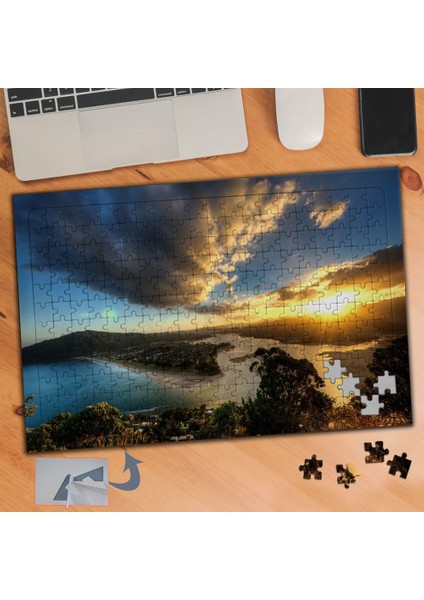 Gün Batımında Deniz 240 Parça Puzzle Yapboz TABLO-628