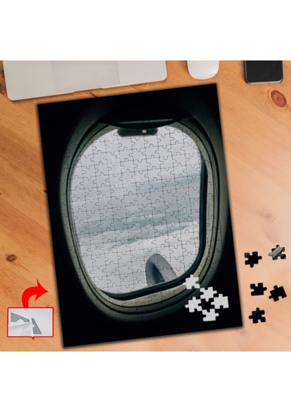 Uçak Penceresi, Havayolu, Uçuş 240 Parça Puzzle Yapboz TABLO-171