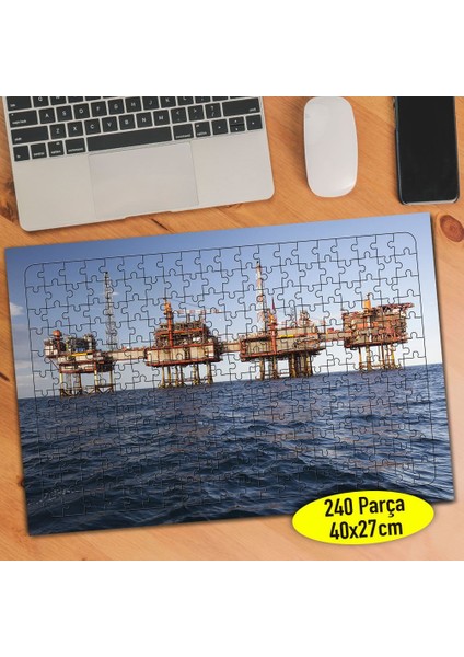Petrol Kuyusu Sondaj 240 Parça Puzzle YAPBOZ-92018989