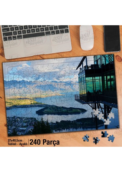 Asil Hobi - Doğa - Deniz - Dağ - Manzara Yapboz - Ayak Destekli 240 Parça Puzzle